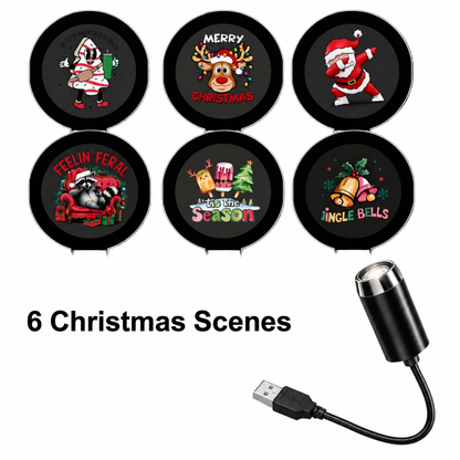 HD Christmas Projector – 6/10 Festive Scenes