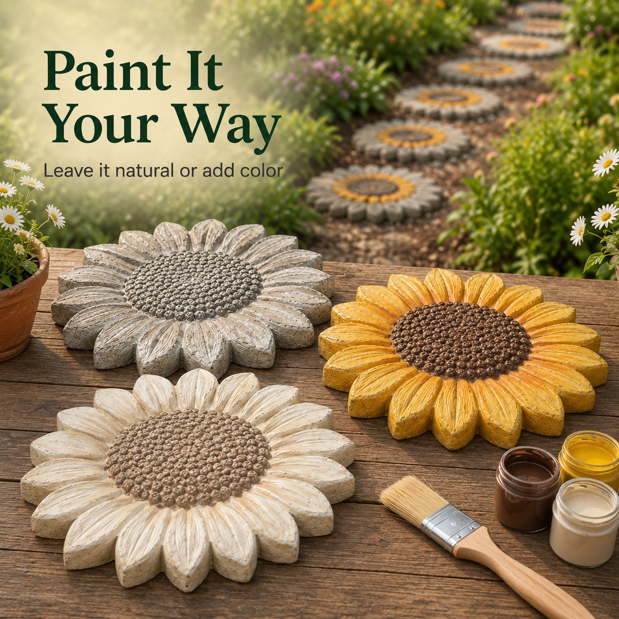 🌻Reusable Sunflower Stepping Stone Mold (📦Buy 2 Free Shipping)