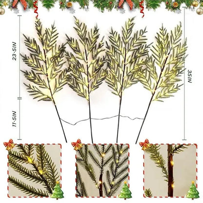 🎄 35' Christmas Lighted Norfolk Pine Branches