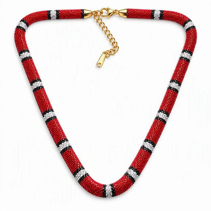 🐍Serpent Statement Necklace – A Symbol of Mystery & Power✨