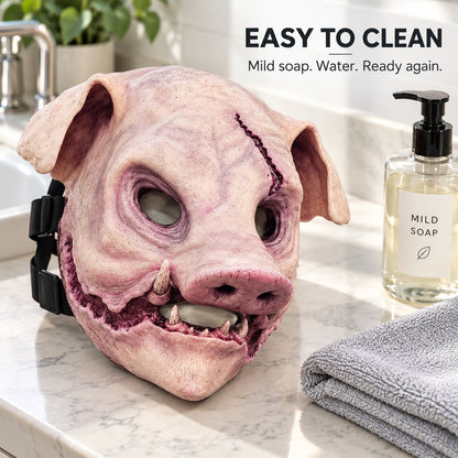 🐷 The Butcher Silicone Pig Mask | Face-Only Transformation