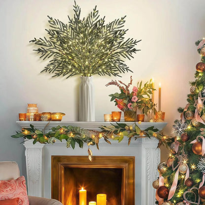 🎄 35' Christmas Lighted Norfolk Pine Branches