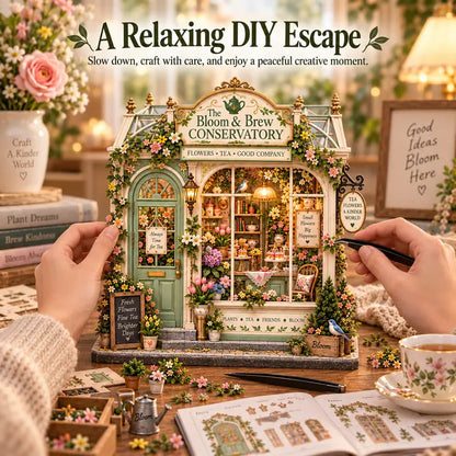 🎄 The Christmas Wish Cottage™-3D Slot-In DIY Christmas Craft Kit