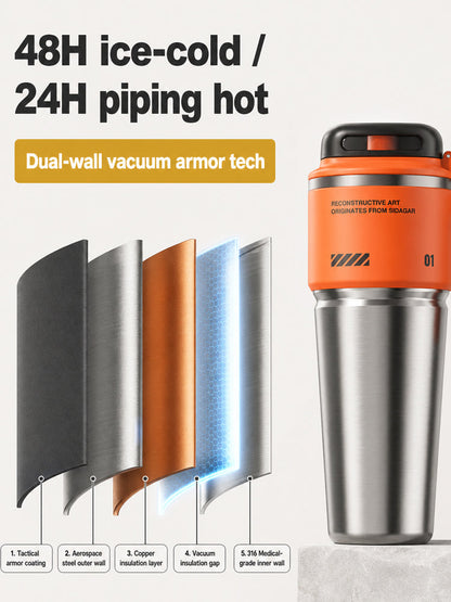The Ultimate Hydration Upgrade: 24-Hour Ice Cold, 12-Hour Piping Hot! 🧊
