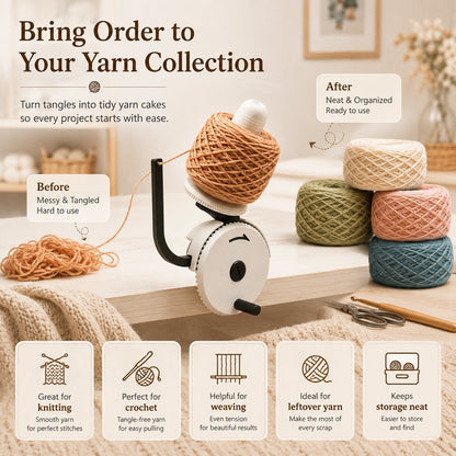🔥LAST DAY 49% OFF - 🧶Manual Yarn Winder