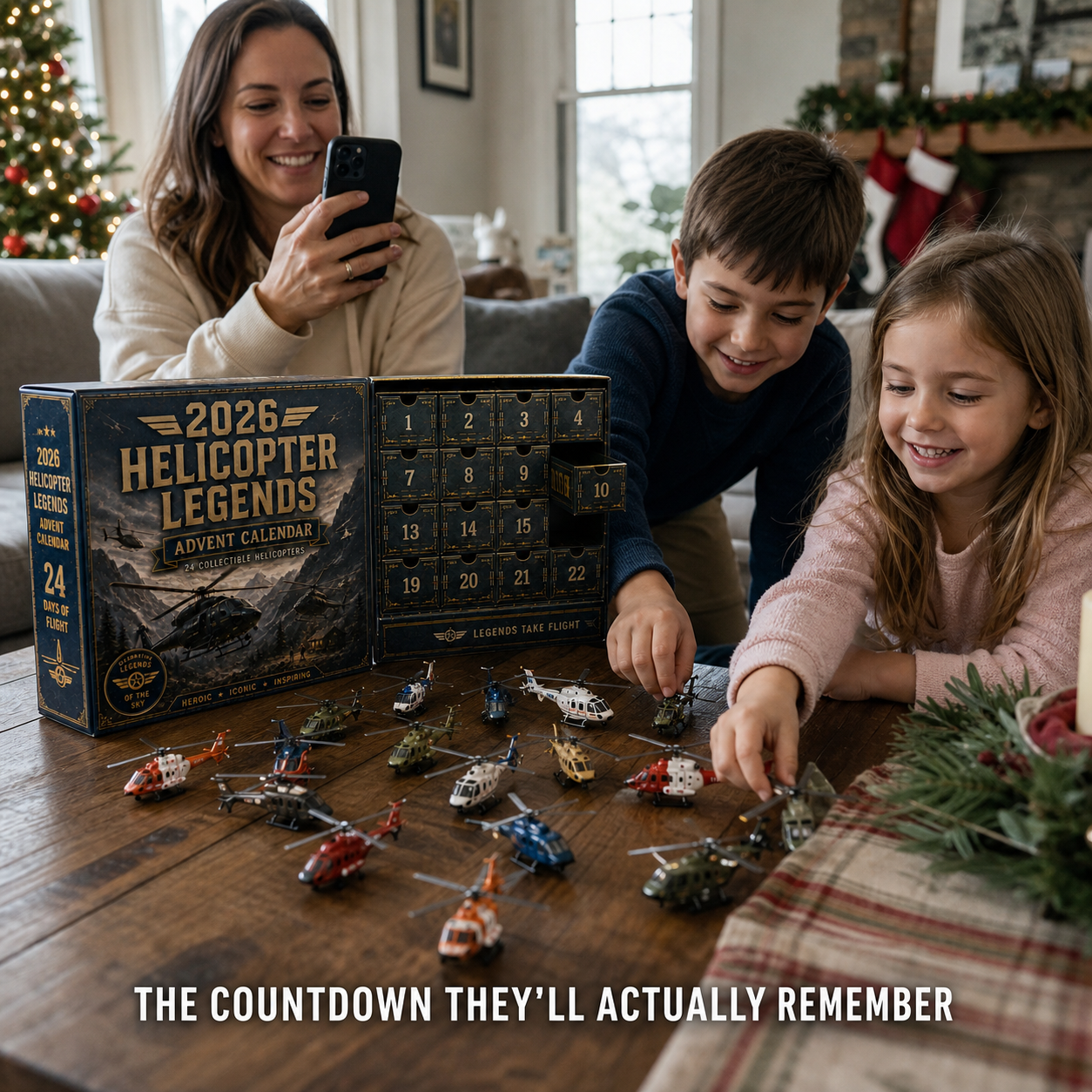 2026 Helicopter Legends Advent Calendar – 24 Days of Collectible Helicopter Surprises
