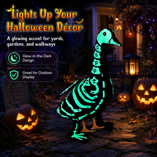 🎃 Turn Your Porch Goose Into a Glowing Halloween Showstopper 🦢✨