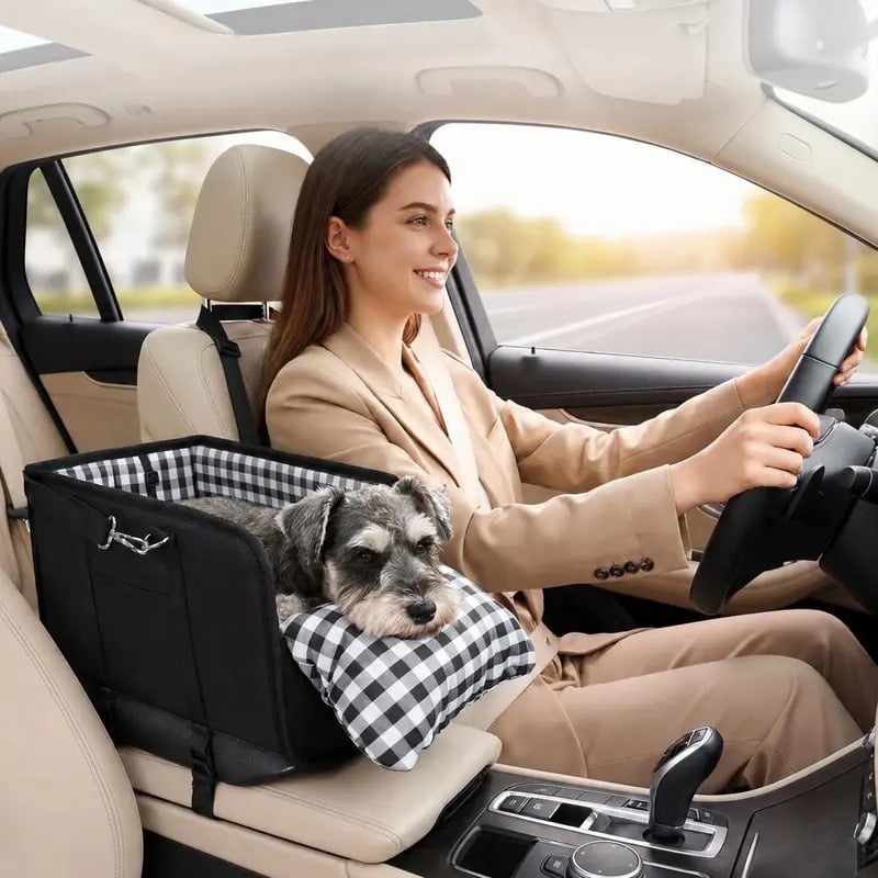Luxury Armrest Dog Car Seat