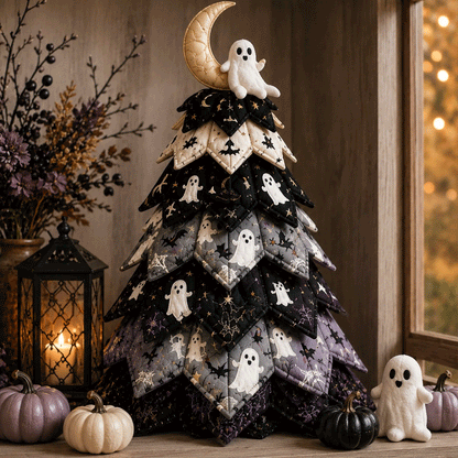 🔥Last Day 40% OFF - 🎃 DIY Halloween Quilted Fabric Tree Kit