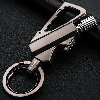 3-in-1  Match & Carabiner Keychain