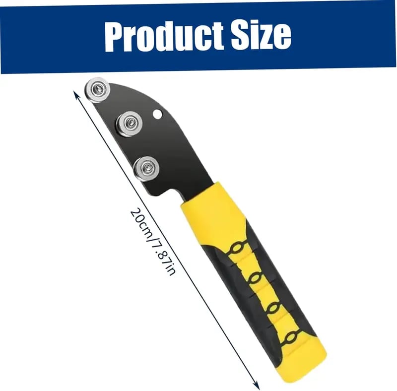 ⚡ 3-Roller Stainless Steel Wire Straightener Hand Tool for Electricians