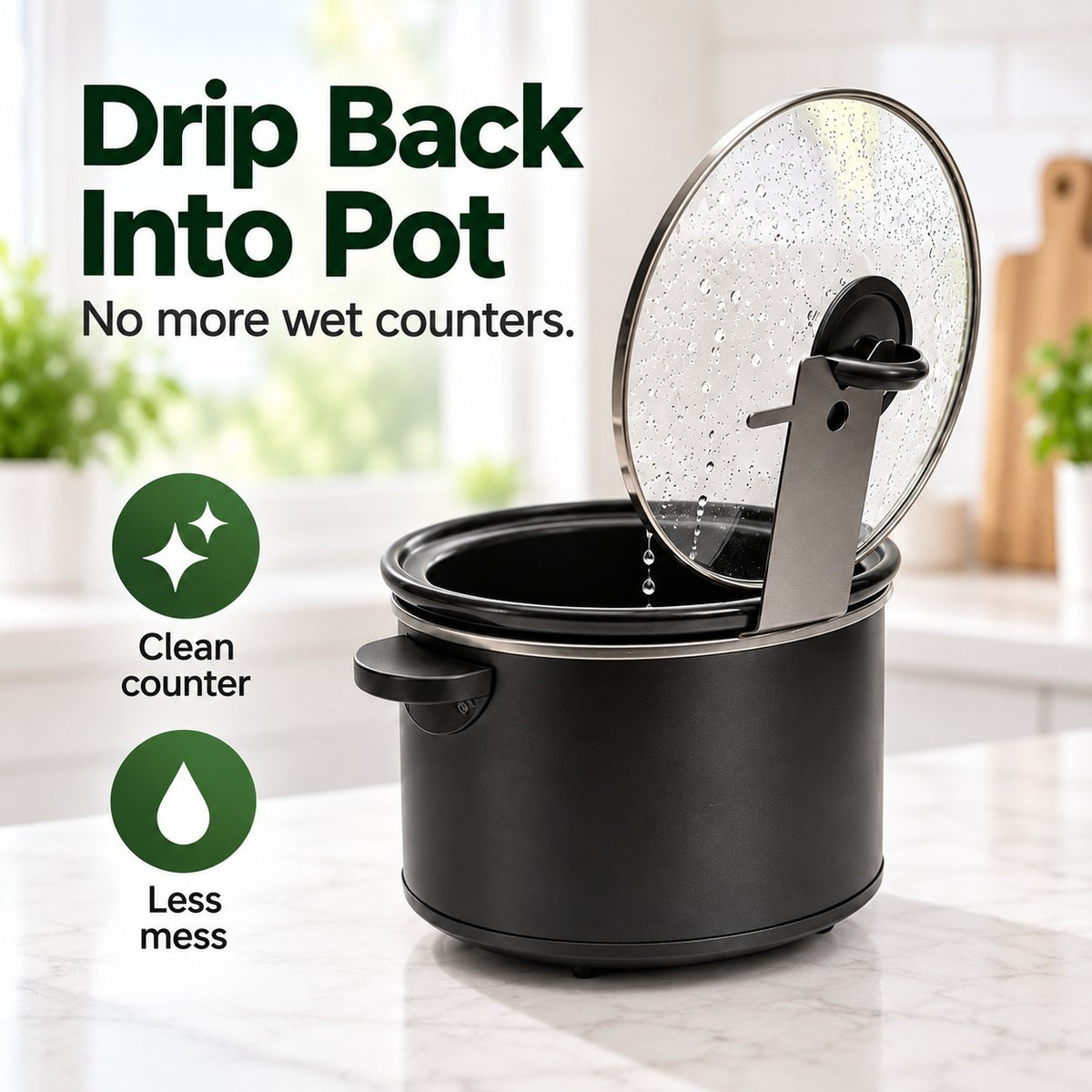 🔥HOT SALE 49% OFF - 🍳Multifunctional Anti-Slip Cooker Lid Stand - Space-Saving Kitchen Counter Organizer