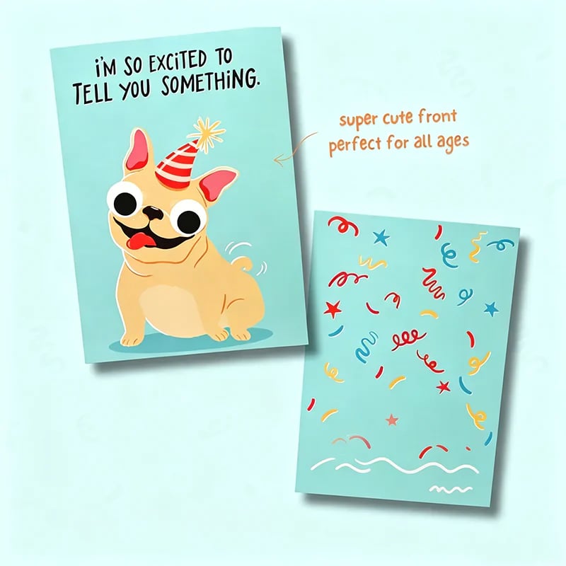 Farting Dog Birthday Card