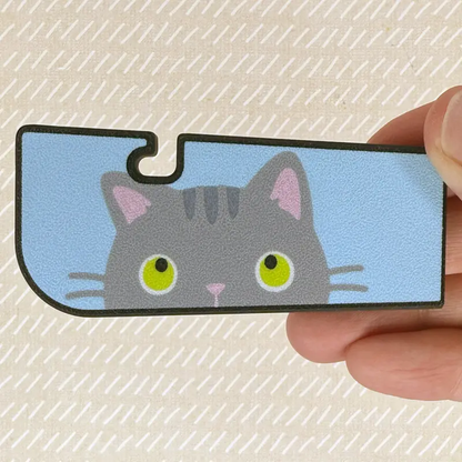 Food can tab opener magnet keychain
