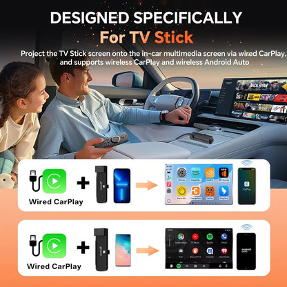 Wireless CarPlay & Android Auto HDMI Streaming Adapter