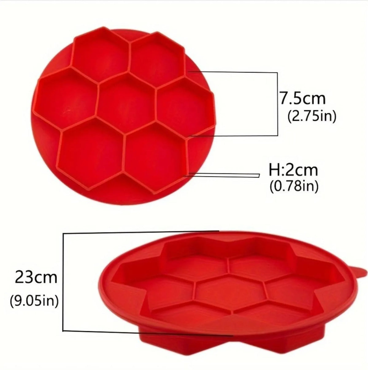 🍔Silicone Burger Patty Mold | Hexagon Slider Meat Press Maker