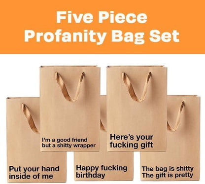 🔥LAST DAY 49% OFF - 😂MilkToast Snarky Gift Bag🎁Funny Gift Bags(✨5 pcs/Set)