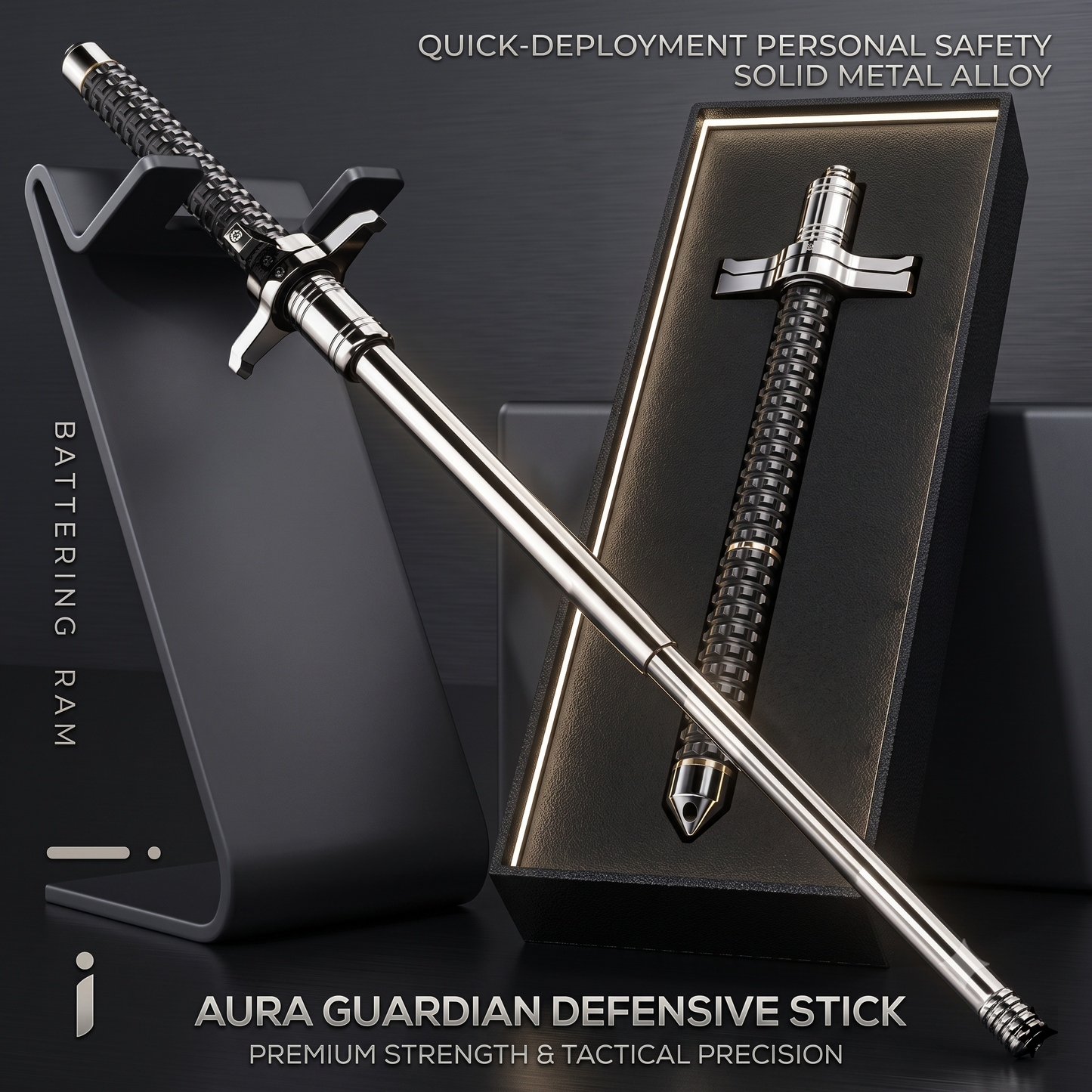 🎉Limited Time 49% OFF🔥Improved Self-Defense Auto-Expanding Tactical Hiking Stick | Heavy-Duty Emergency Tool 🛡️
