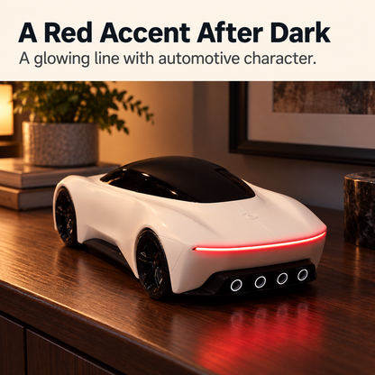 🏁 Sports Car Mist Diffuser – Four Rear Mist Outlets & Red Accent Light