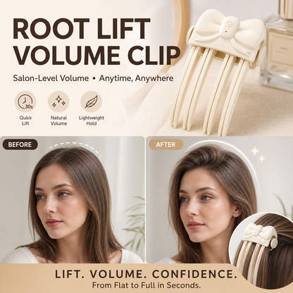 📢50% OFF !! ⏰Wireless Heated Volumizing Root Lift Clip - Salon Crown Volume Styling Tool for Fine Flat Hair