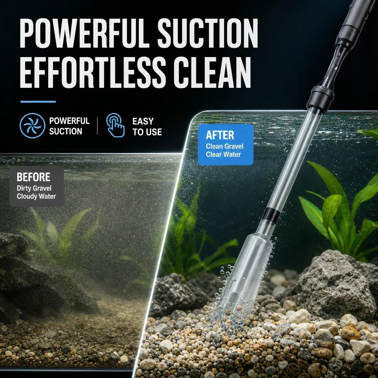 🥳2026 HOT SALE💞✨Electric Aquarium Gravel Cleaner