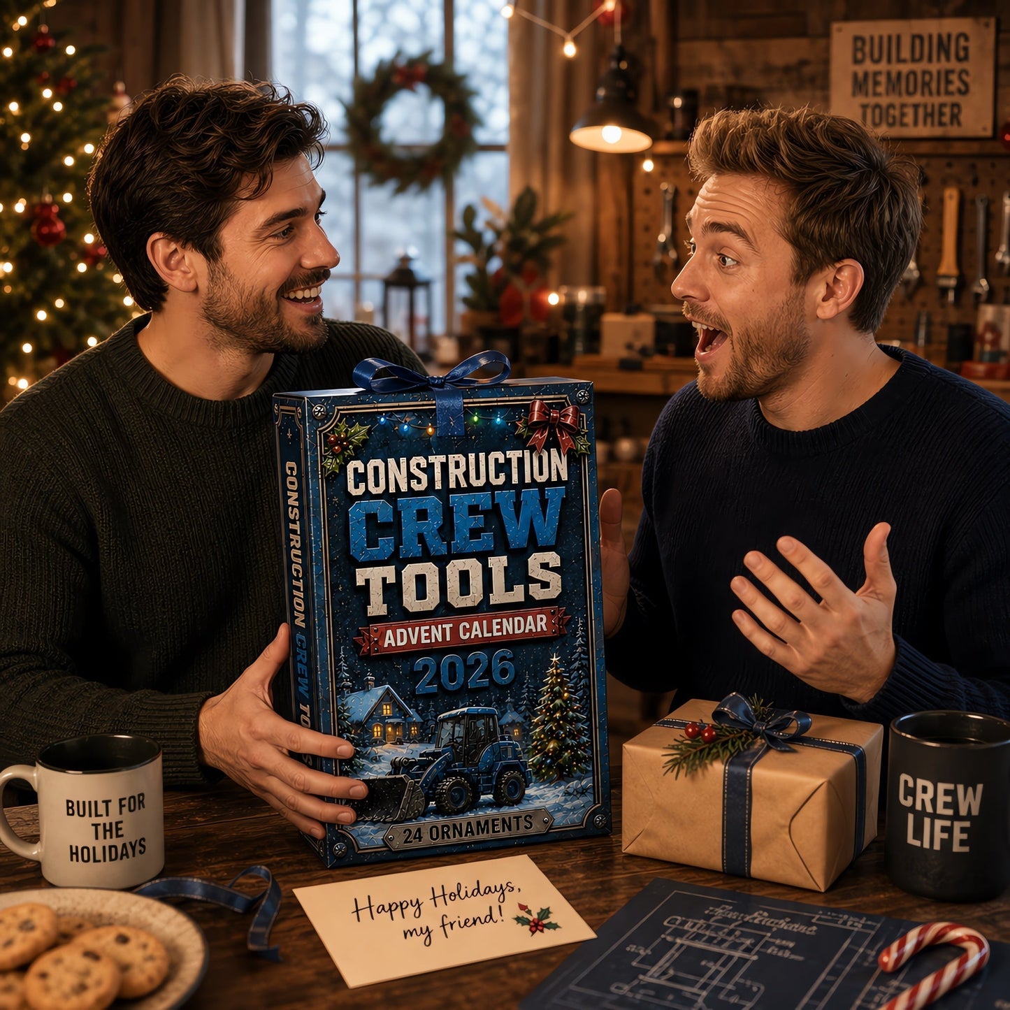 Construction Crew Tools Advent Calendar 2026 - 24-Day Festive Countdown