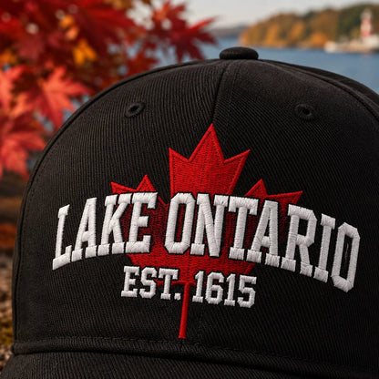 🔥LAST DAY 50% OFF -- 🍁Lake Ontario Forever – Heritage Embroidered Cap (🧢100% Cotton)