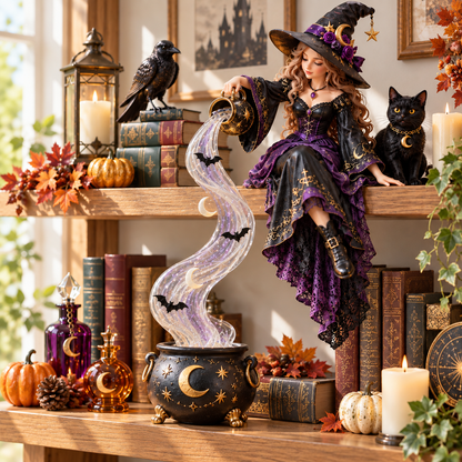✨Last Day 49% OFF✨ Halloween Magic Cascade Shelf Light Collection™ – Enchanted Bookcase Decor
