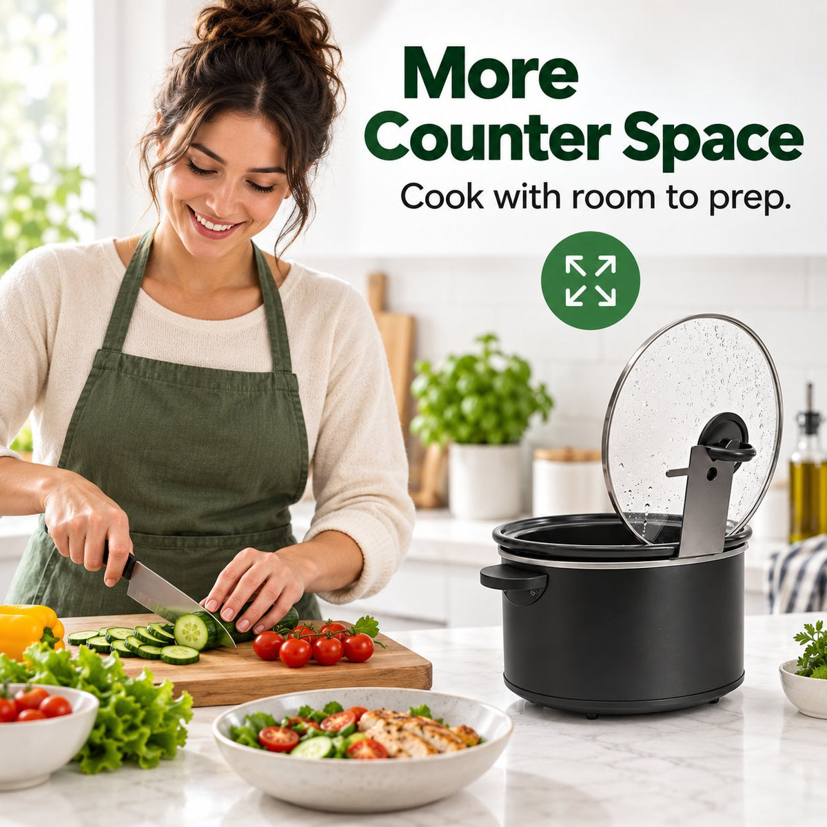 🔥HOT SALE 49% OFF - 🍳Multifunctional Anti-Slip Cooker Lid Stand - Space-Saving Kitchen Counter Organizer