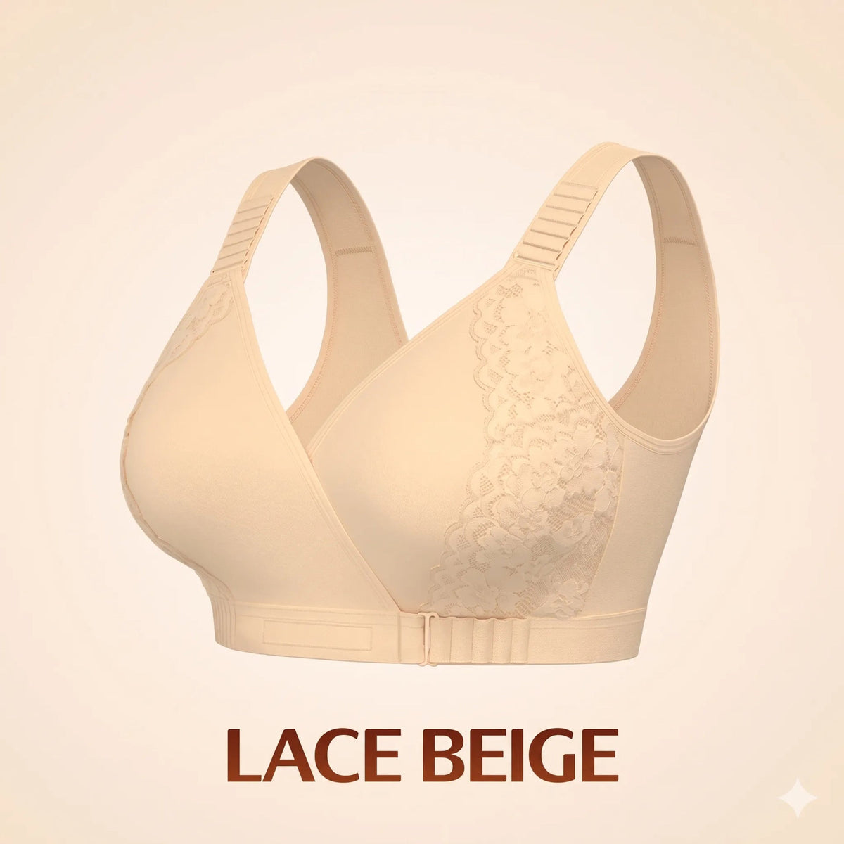 Front-Closure Wireless Comfort Bra – Adjustable Straps & Gentle Support
