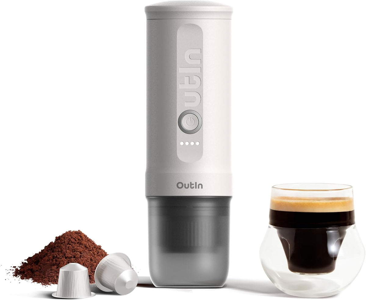 ☕ Portable Electric Espresso Machine – Self-Heating 3-in-1 Travel Coffee Maker