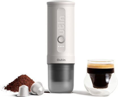 ☕ Portable Electric Espresso Machine – Self-Heating 3-in-1 Travel Coffee Maker