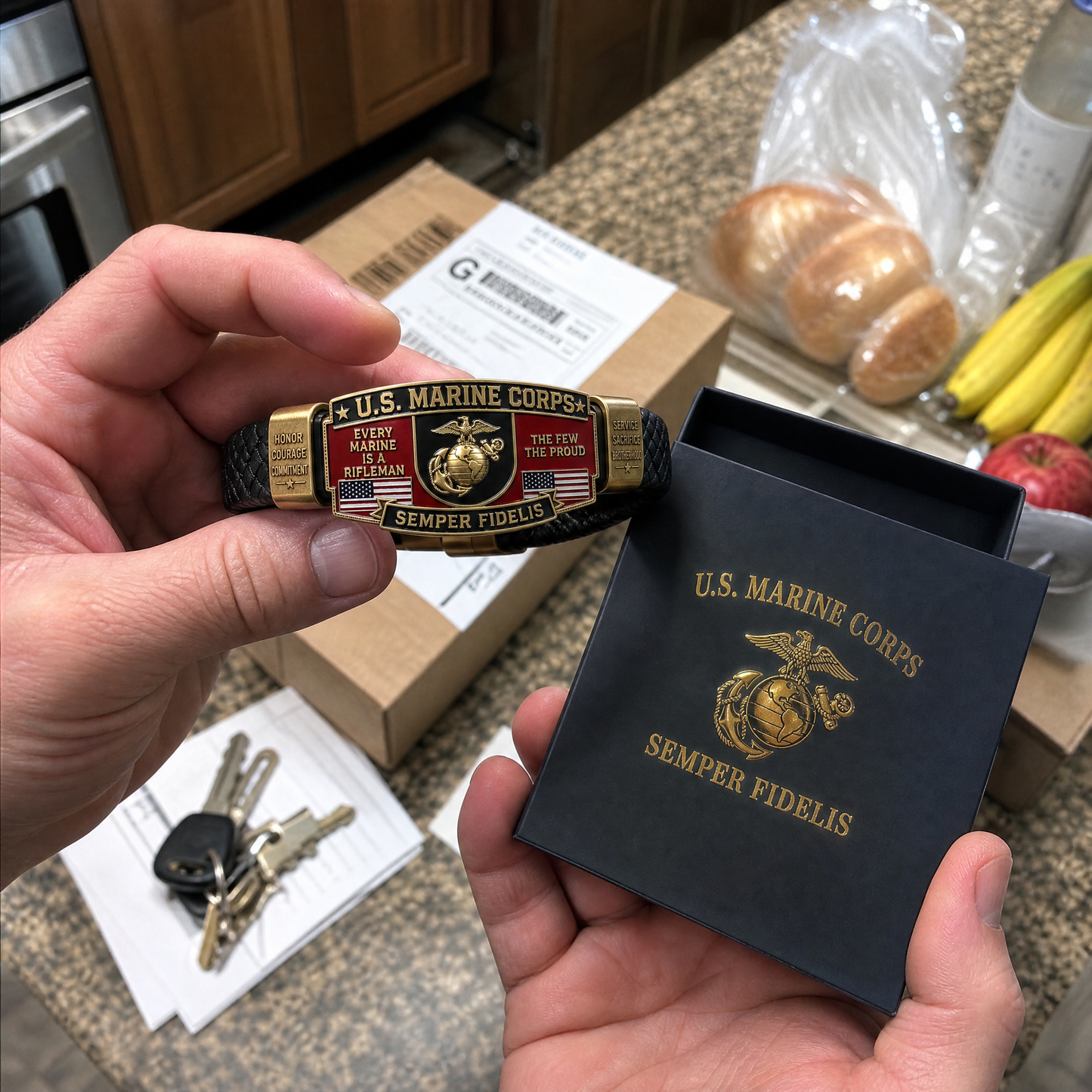 🎖️U.S. Marine Corps Semper Fi Tribute Bracelet