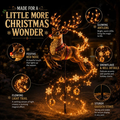 🎅Christmas Early Discount 50% Off🎄✨Christmas Magic Garden Collection - Transform Your Yard Into A Winter Wonderland With Enchanted Flowing Lights（31.5 inch）