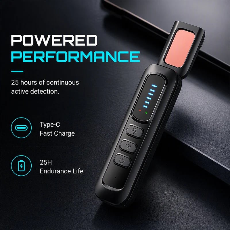 🔍🛡️ T19 Hidden Camera Detector – 6-in-1, RF, GPS, Bug Finder – Privacy Shield! 💪