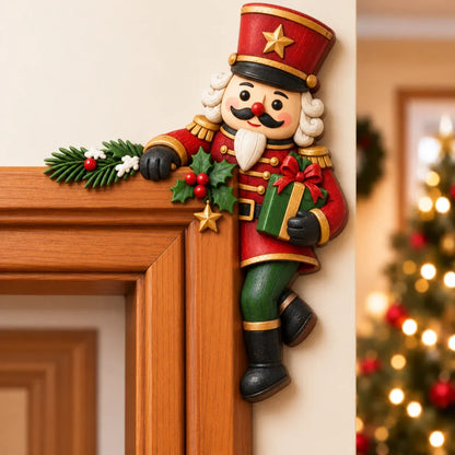 ⏳ Last Day 50% OFF – 🎄 3D Christmas Peekaboo Door Frame Corner Decor | 8 Festive Character Designs with Left & Right Options for Doorways, Entryways & Holiday Corners ✨