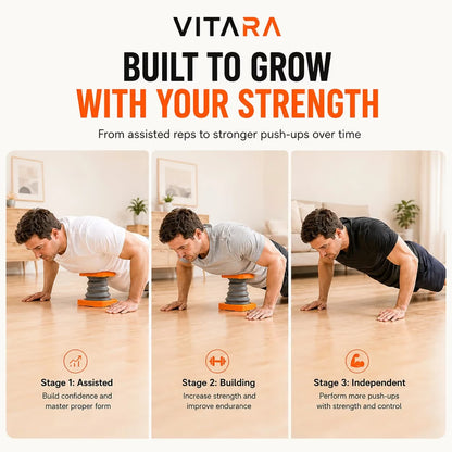 ❤️Spring-Assisted Push-Up Trainer – Easier Reps, Better Form