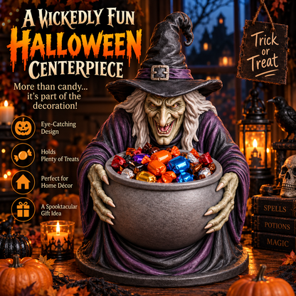 Halloween Witch Candy Bowl