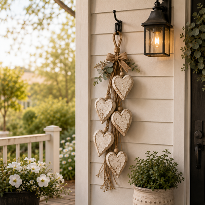 🤎 Hanging Heart Wall Decor