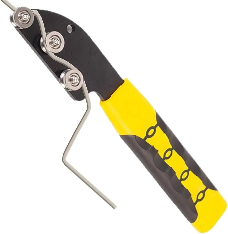 ⚡ 3-Roller Stainless Steel Wire Straightener Hand Tool for Electricians