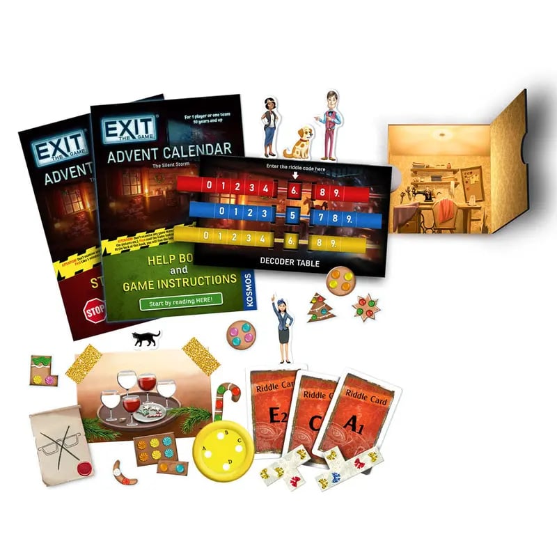 ⏰ LAST DAY 50% OFF - 🎄 Escape the Workshop! Advent Calendar – 🗝️✨ 24 Days of Puzzle Adventure & Fun 🔥