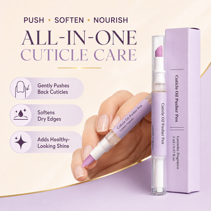 🔥Limited Time 49% OFF | Cuticle Remover Pen Set with Cuticle Oil, Portable Cuticle Softener for Home DIY & Professional Nail Salon Manicure