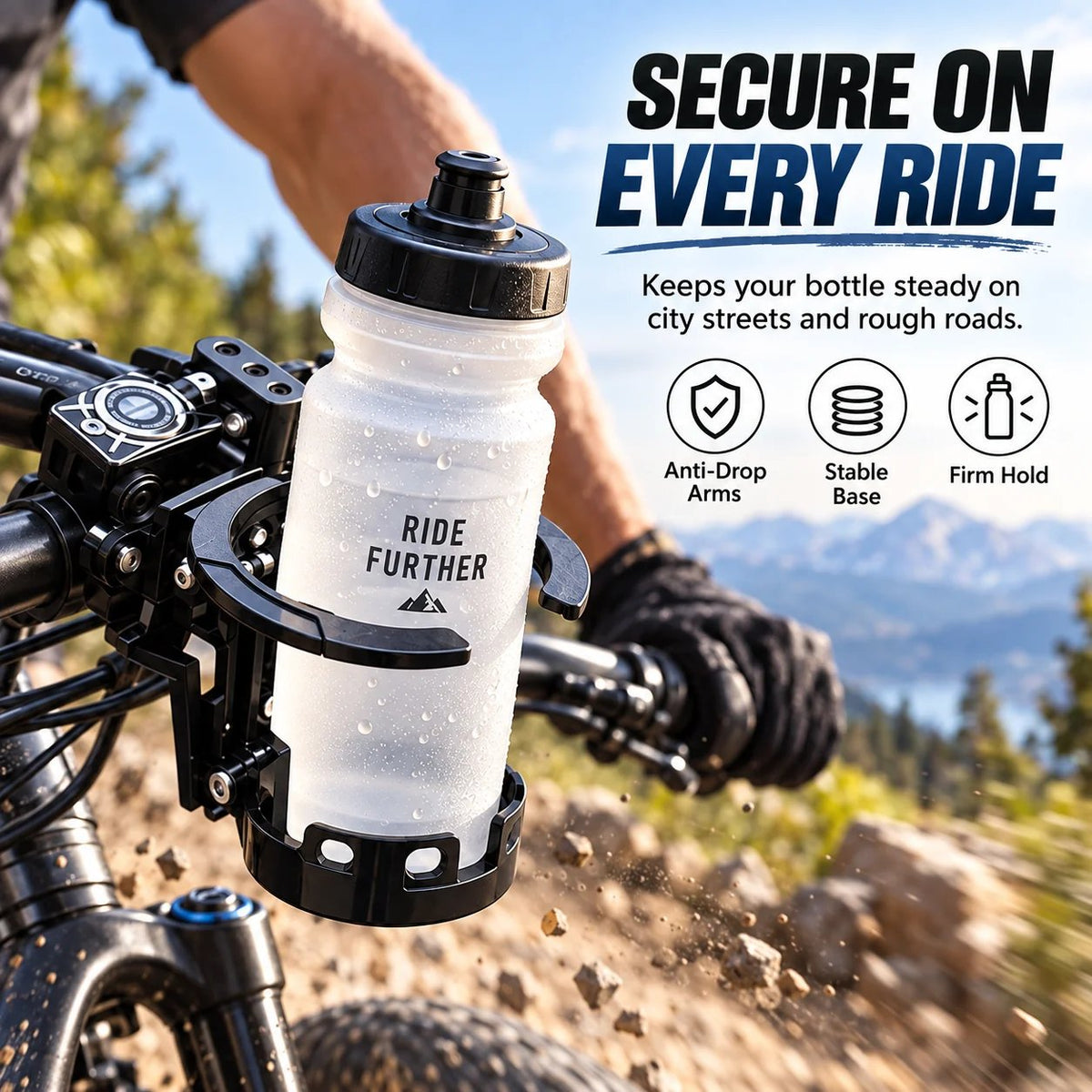 ✨ Fold It Away When Empty! 🚲 The Ultimate 2-in-1 Space-Saving Bike Bottle Cage 💧