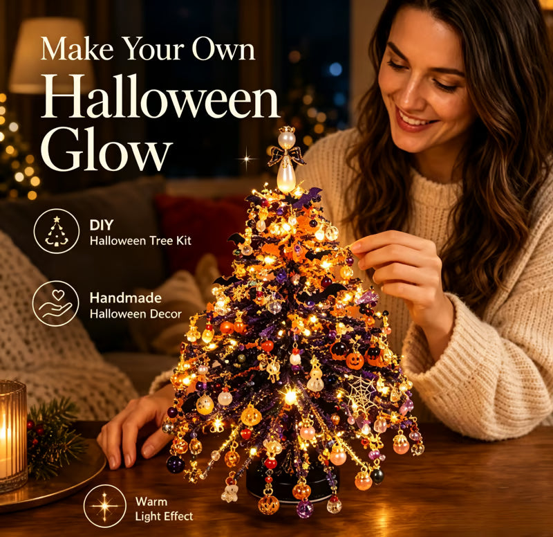 🎄✨ DIY Beaded Christmas Tree Kit – 🎅Create Your Own Sparkling Holiday Decoration