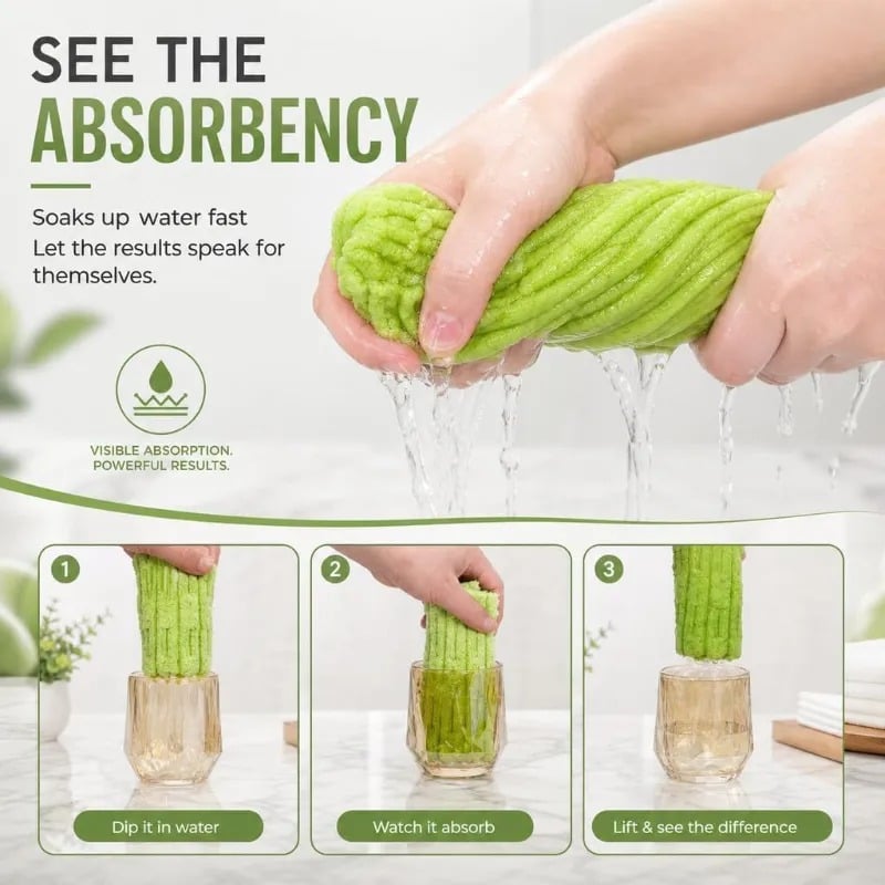 🏆75K+ SOLD! 🧽 20PCS Tearable Antibacterial Cleaning Cloths