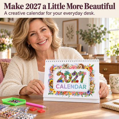 2027 Vintage Theme Diamond Calendar Set