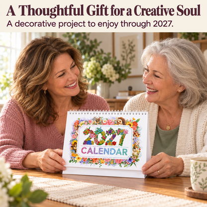 2027 Vintage Theme Diamond Calendar Set