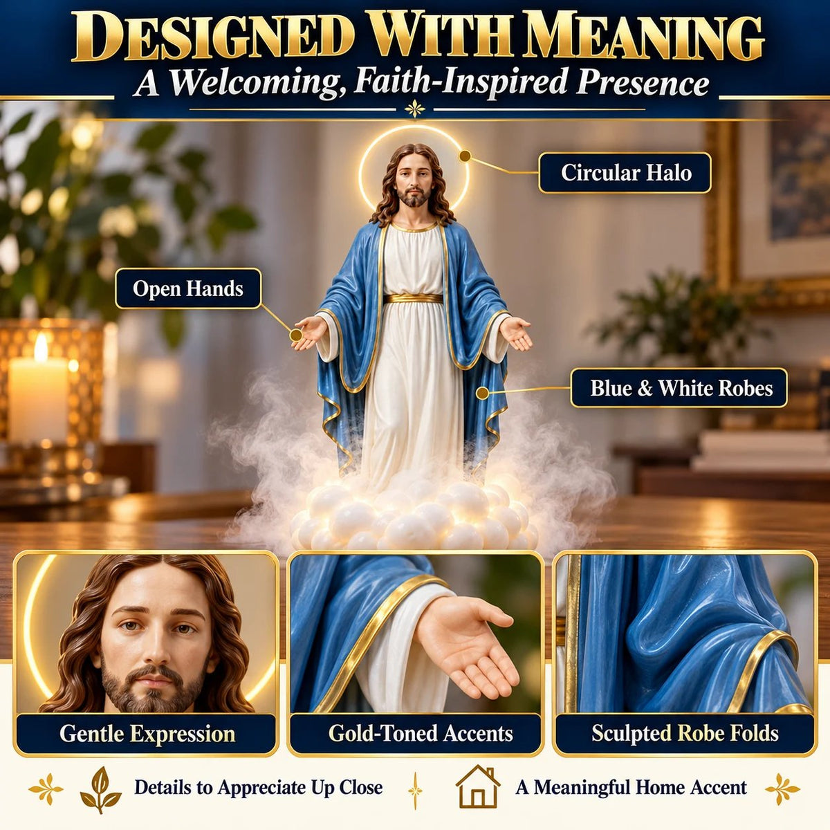 🎁 LAST DAY 49% OFF✝️✨ Holy Mist Humidifier —  Daytime Décor, Evening Glow☁️💛