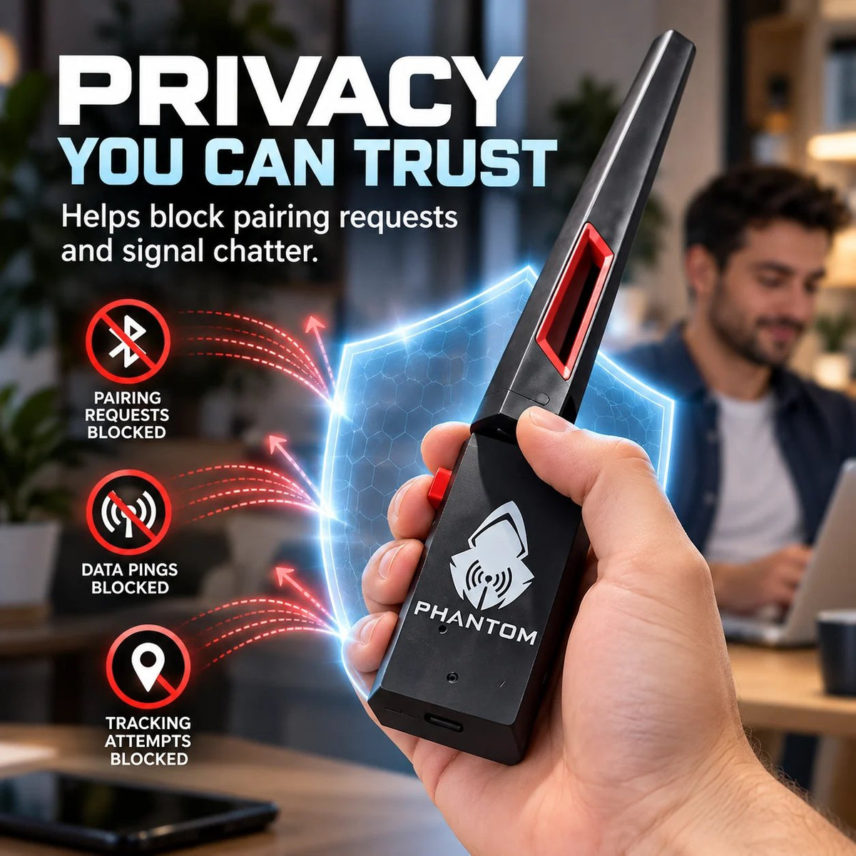 Portable Bluetooth Signal Blocker – Finally, A Little Peace & Quiet. 🤫🔇