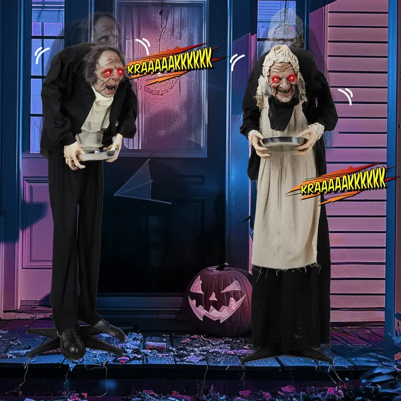👻Bring Your Halloween to Life with This Terrifying Animated Horror Figure!